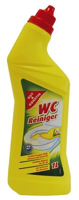 Gut & Günstig 2557288005 Gut & Günstig WC Reiniger - Lemon, 1 Liter