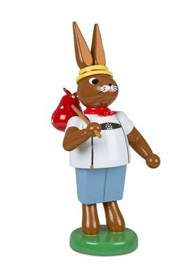 Osterdekoration Osterhase Wanderer Höhe 28cm NEU Osterdeko Osterhasenfigur Ostern