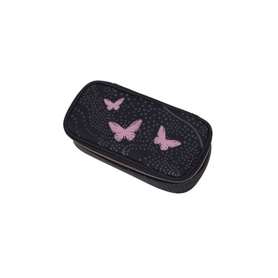 walker® 49706-292 Schüleretui Fame Glow 3.0 Butterfly - anthrazit, 21 x 6 x 10