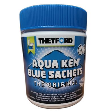 Aqua Kem Blue Sachets - 15 Stück Toilette Camping Wohnmobil