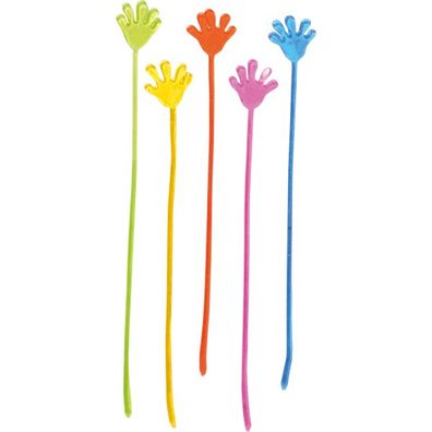 Klatsche aus Gummi, versch. farbig sortiert, 12 Stück