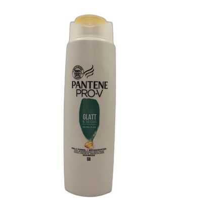 32,50EUR/1l Pantene Shampoo Glatt + Seidig 300ml Flasche