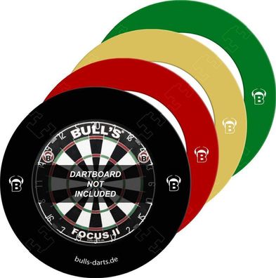 BULL'S Quarterback EVA Dart Board Surround schwarz | Dart Board Surround Border