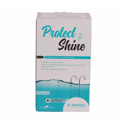 Bayrol Protect & Shine 2 Liter Trübungsentfernung Vorbeugung gegen Schmutz Pool