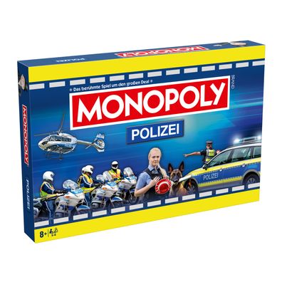 Winning Moves Monopoly Polizei 2.0 Brettspiel Gesellschaftsspiel Spiel Polizist