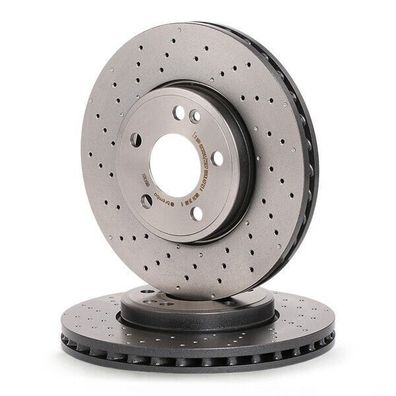 Brembo | 2 Bremsscheiben Coated Disc Line belüftet 295 mm Vorne für Mercedes