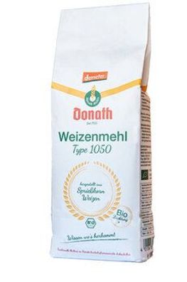 Donath Mühle 6x Demeter Weizenmehl 1050 1000g