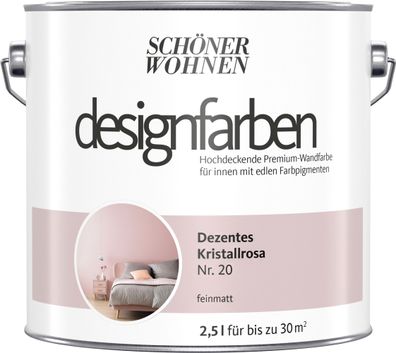 2,5L Schöner Wohnen Designfarbe Dezentes Kristallrosa 20