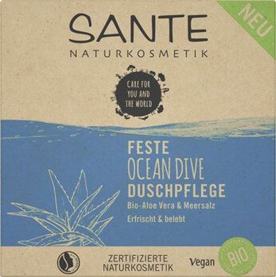 Sante Feste OCEAN DIVE Duschpflege Bio-Aloe Vera & Meersalz 80g