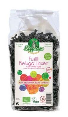 Lazzaretti 3x Fusilli Beluga Linsen Lazzaretti 250g