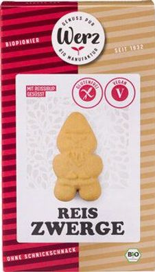 Naturkornmühle Werz Reis Zwerge, Vollkornkekse, glutenfrei 125g