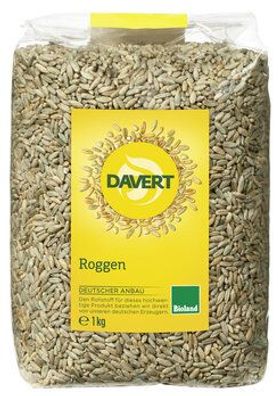 Davert Roggen Bioland, 1kg 1kg