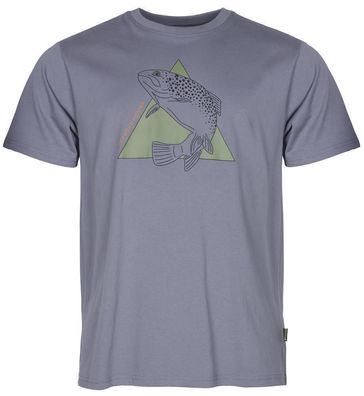 Pinewood 5518 Fish T-Shirt Shadow Blue (360)