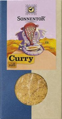 Sonnentor 6x Curry süß, Packung 50g