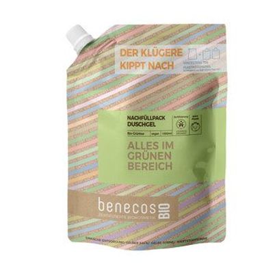 benecos benecosBIO Nachfüllbeutel 1000 ml Duschgel BIO-Grüntee - ALLES IM GRÜNEN