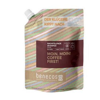 benecos benecosBIO Nachfüllbeutel 1000 ml Shampoo Energie BIO-Kaffee - MOIN MOIN!