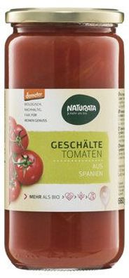 Naturata 6x Geschälte Tomaten in Tomatensaft 660g