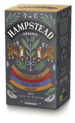 Hampstead Tea 6x Organic Black Tea Selection 40g