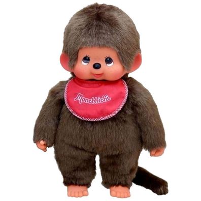 Classic Junge | 45 cm | Monchhichi Puppe | mit rotem Lätzchen