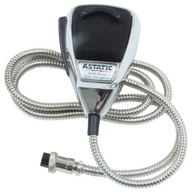 Astatic 636L Handmikrofon mit 4-pin Japanstecker / Chrome Version