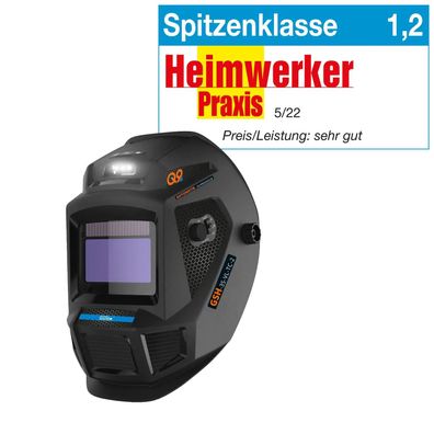 Güde Automatik Schweißhelm Schweißmaske GSH-3S-VL-TC-2 Ventilatorfunktion Lampe