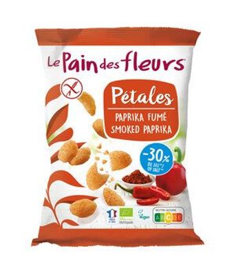 Blumenbrot - Le Pain des Fleurs 3x Gepuffte Chips aus Bio Getreide und Paprikabas