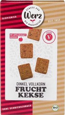 Naturkornmühle Werz Frucht Kekse, Dinkel Vollkorn 125g