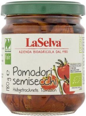 LaSelva 6x Halbgetrocknete Tomaten in Olivenöl 180g