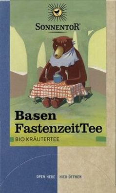 Sonnentor 6x Basen FastenzeitTee, Doppelkammerbeutel 27g