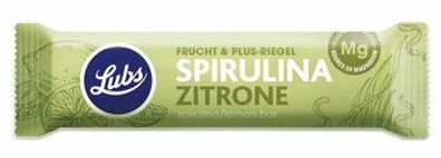 Lubs Spirulina Zitrone Fruchtriegel, Bio, glutenfrei, vegan 40g