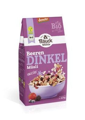 Bauck Mühle 3x Dinkel Müsli Beerenzart Demeter 425g