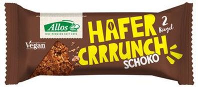 Allos Hafercrrrunch Riegel Schoko 50g