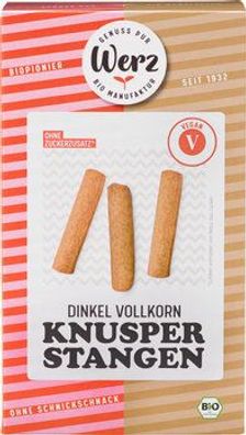 Naturkornmühle Werz Knusperstangen, Dinkel Vollkorngebäck 125g