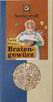 Sonnentor 3x Tante Mizzis Bratengewürz, Packung 60g