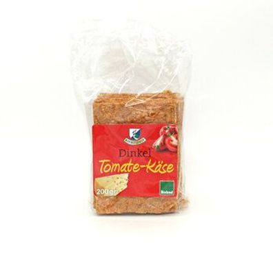 Kiebitzhof Bio Dinkel-Knäcke Tomate-Käse 200g