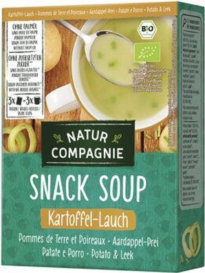 Natur Compagnie Snack Soup Kartoffel-Lauch 3x20g