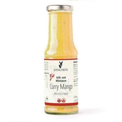 Sanchon Grill-und Würzsauce Curry Mango, Sanchon 210ml