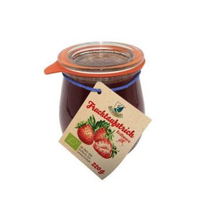 Kiebitzhof Bio Fruchtaufstrich Erdbeere 220g