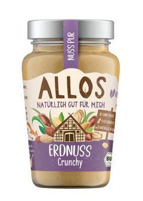 Allos 6x Nuss Pur Erdnuss Crunchy 340g