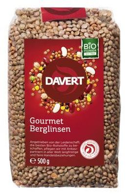 Davert 3x Gourmet Berglinsen 500g 500g