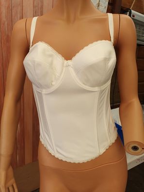 Wellness Dessous Korsage Gr. 75C ivory