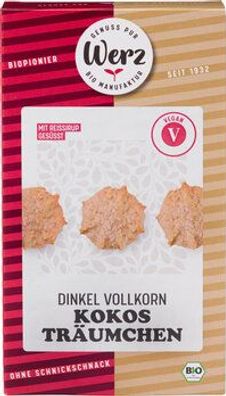 Naturkornmühle Werz Kokos Träumchen, Dinkel Vollkornkekse 110g