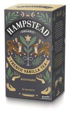 Hampstead Tea 3x Organic Demeter French Vanilla Tea 30g