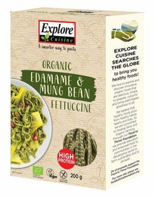 Explore Cuisine Fettuccine aus Edamame- und Mungbohnen 200g