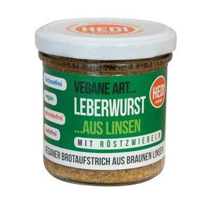 HEDI Vegane Art... Leberwurst mit Röstzwiebeln 140g