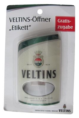 Veltins Brauerei - Flaschenöffner in Etikettform