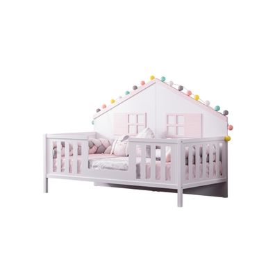 Odacix Montessori Kinderbett Fethiye 90x190 cm Rosa