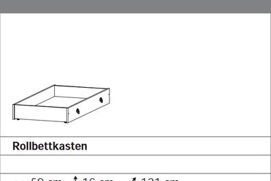 Rollbettkasten alpinweiß