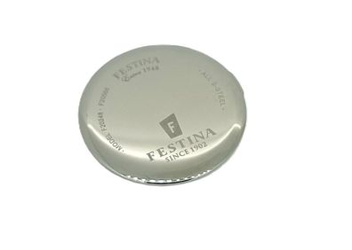 Festina | Bodendeckel Edelstahl Deckel für Gehäuse silbern | F20248