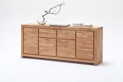 Sideboard Seppe 4-türig in Asteiche massiv